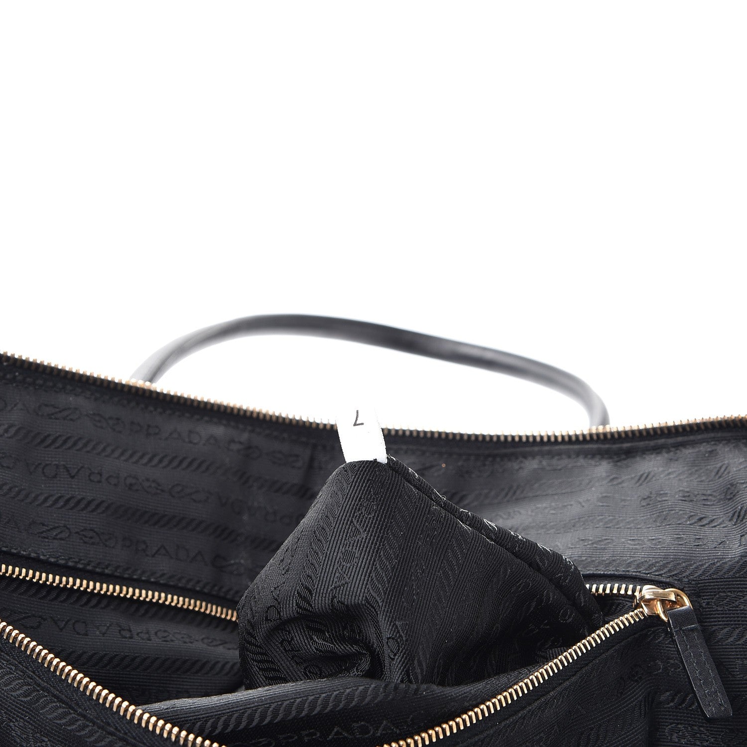 Prada Tessuto Nylon Shoulder Bag Nero Black 7 of 22