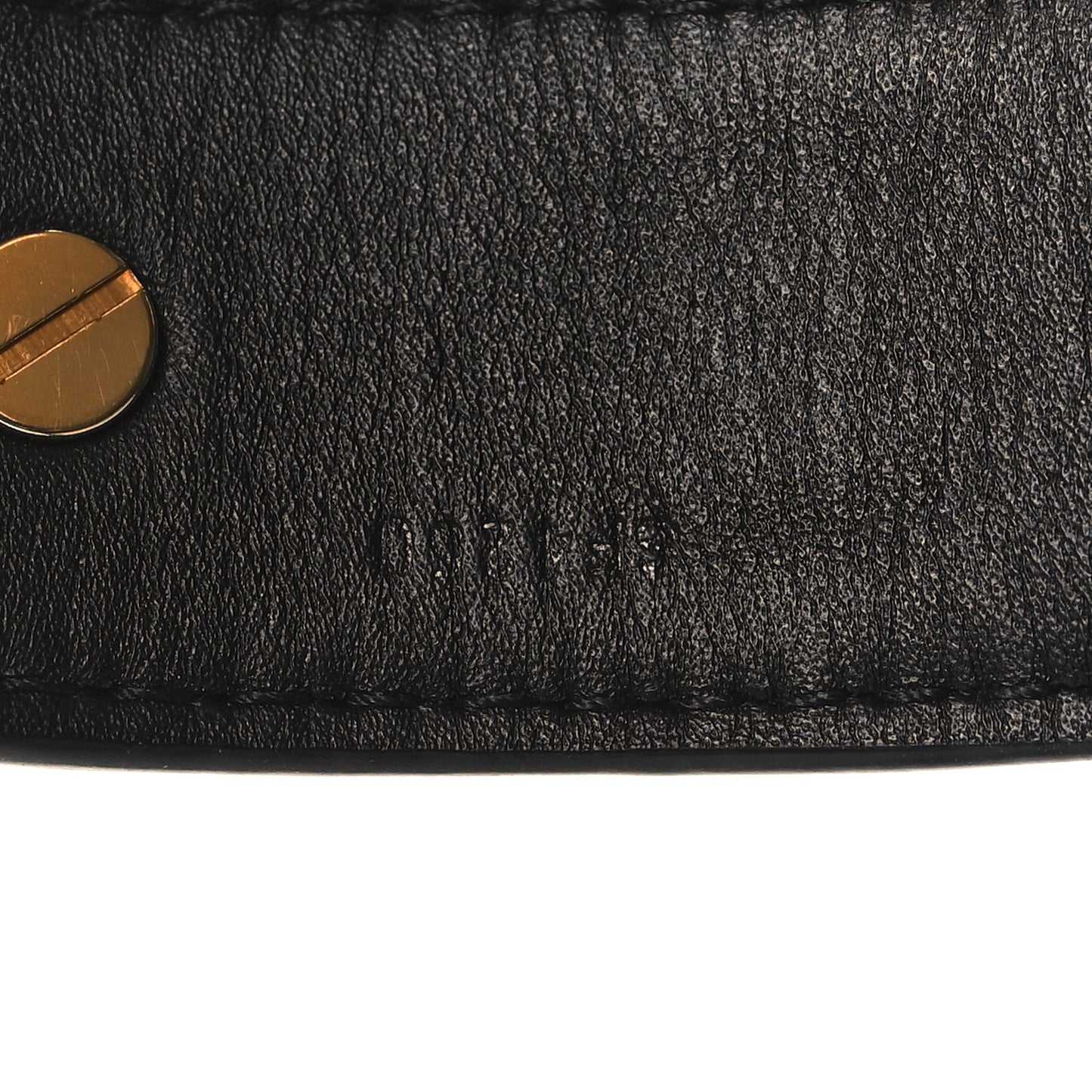 Reverse Monogram Bandouliere Shoulder Strap XL Black
