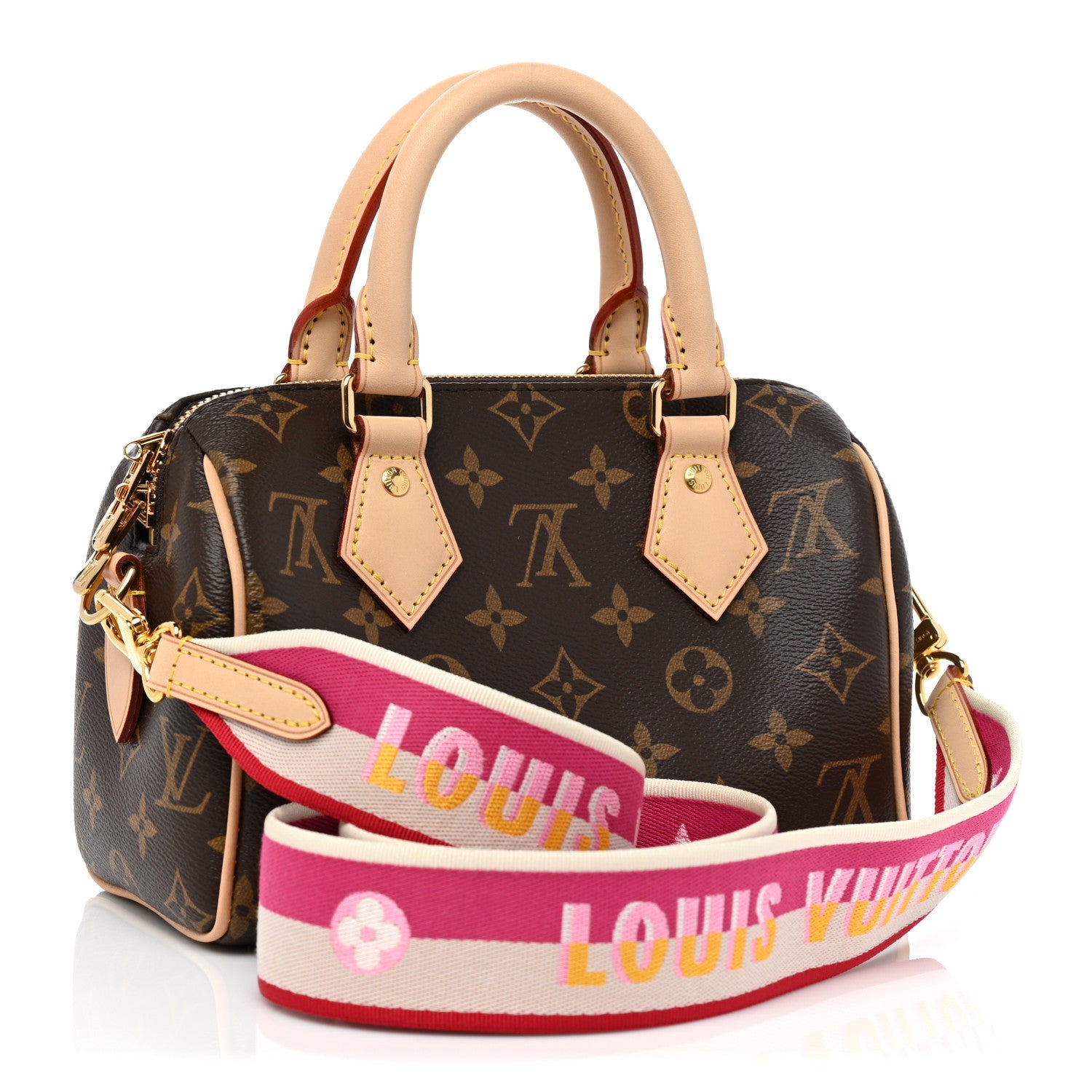 Louis Vuitton Monogram Speedy Bandouliere 20 Fuchsia 3 of 7