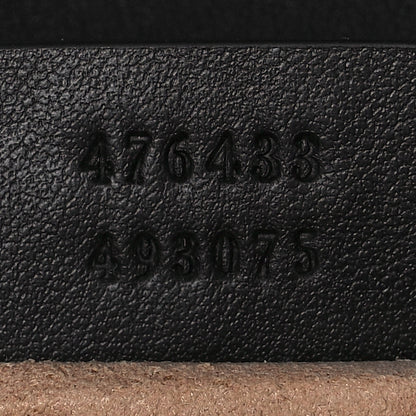 Gucci Calfskin Matelasse Aria Super Mini GG Marmont Shoulder Bag Black 6 of 10