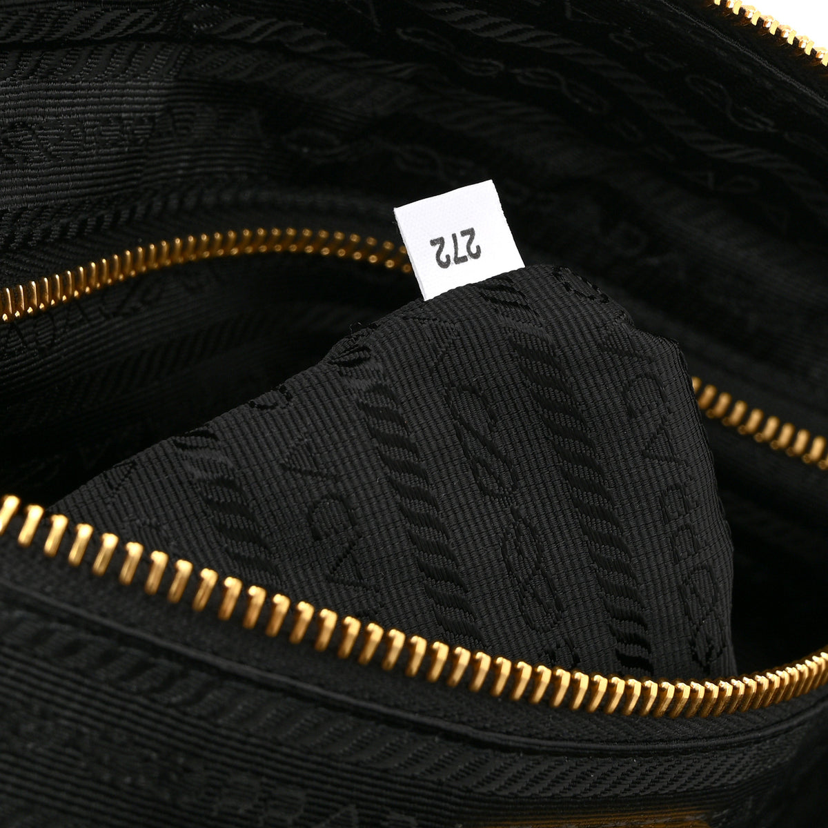 Prada Re-Nylon Impunturato Saffiano Triangle Stitched Re-Edition 1995 Chaine Large Shoulder Bag Black 7 of 10
