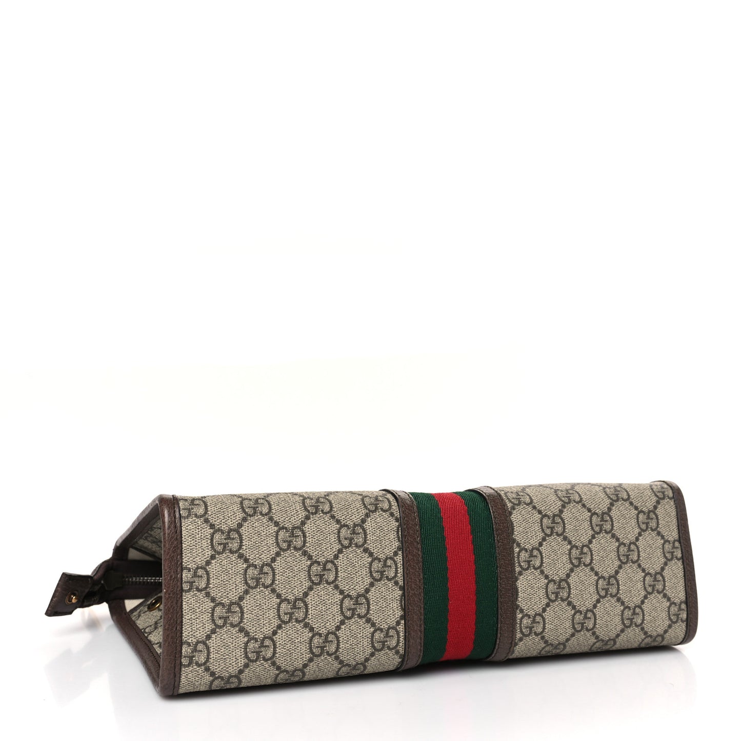 GG Supreme Monogram Web Ophidia GG Toiletry Case Beige New Acero