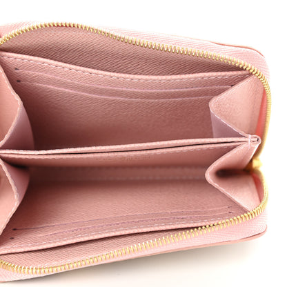 Louis Vuitton Damier Azur Zippy Coin Purse Rose Ballerine 5 of 7