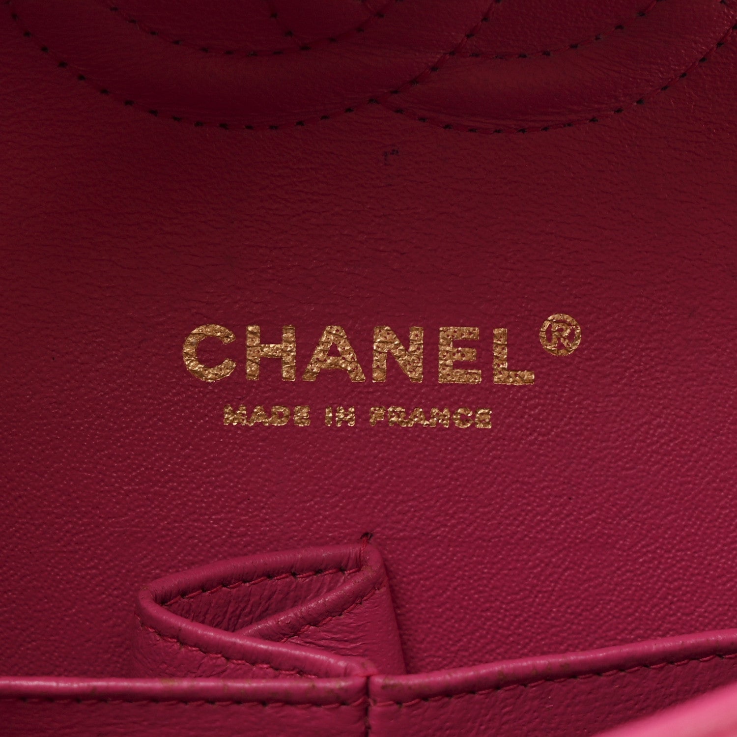 Chanel Lambskin Quilted Medium Double Flap Fuchsia 6 of 11
