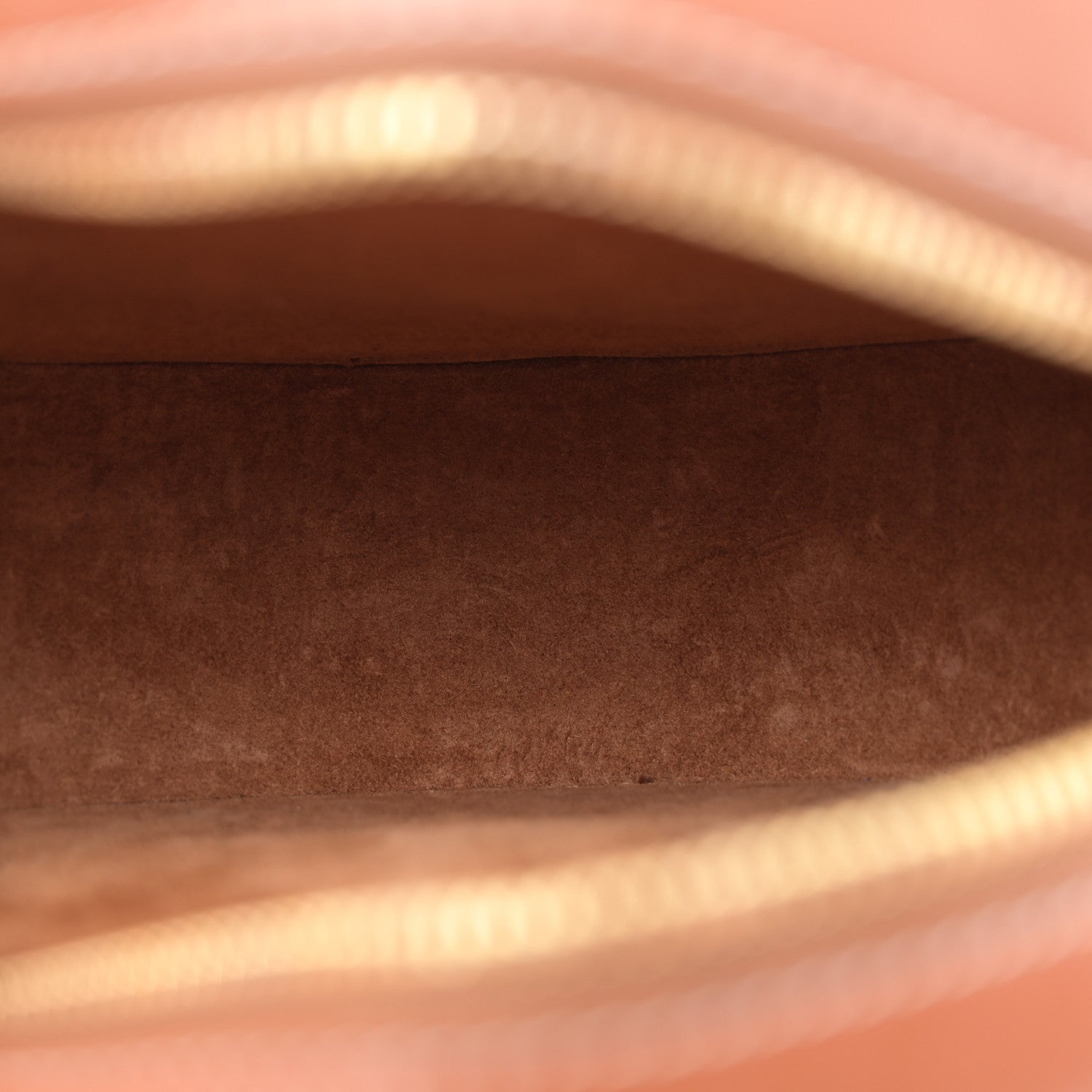 Celine Smooth Calfskin Cuir Triomphe Oval Bag Tan 5 of 10