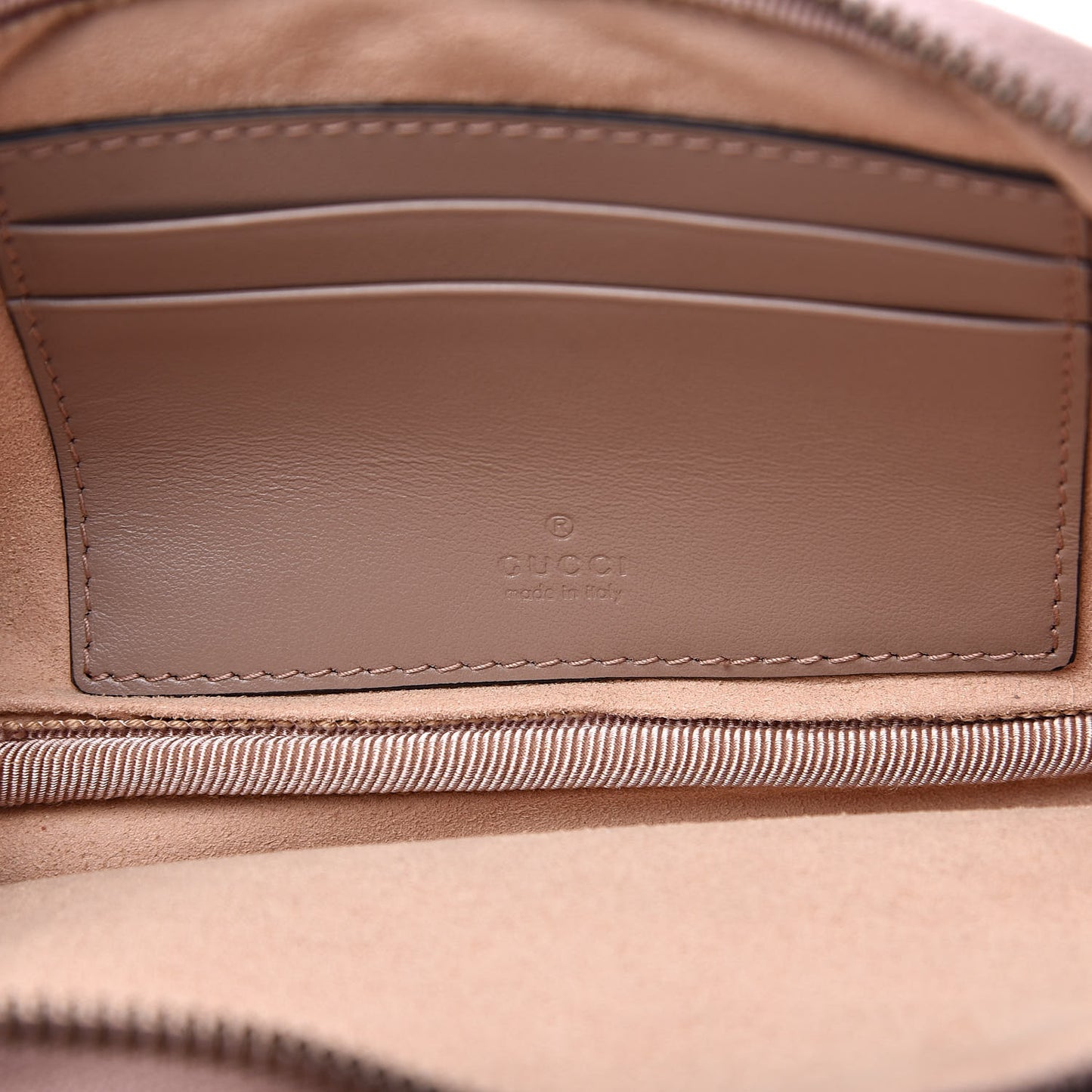 Calfskin Matelasse Mini GG Marmont Chain Crossbody Bag Porcelain Rose