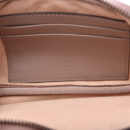 Gucci Calfskin Matelasse Mini GG Marmont Chain Crossbody Bag Porcelain Rose 7 of 11
