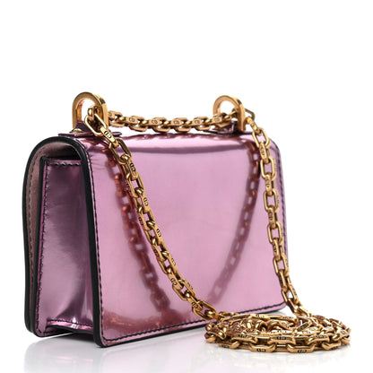 Christian Dior Metallic Calfskin J'Adior Mini Chain Flap Bag Pink 3 of 10