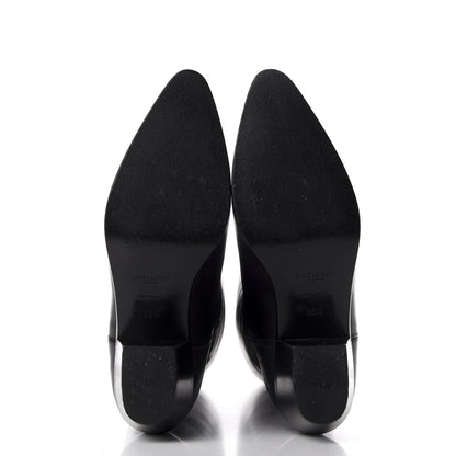 Saint Laurent Calfskin Rock Long Boots 35.5 Black 5 of 16