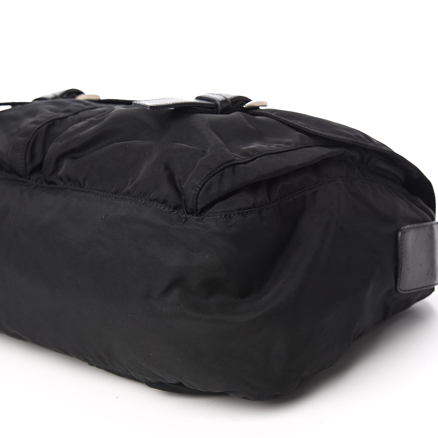 Prada Nylon Vela Messenger Bag Black 13 of 14
