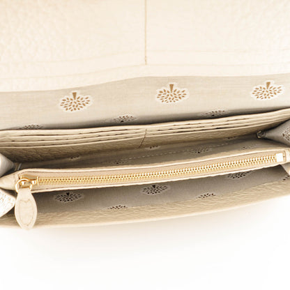 Mulberry Soft Large Grain Calfskin Eliza Continental Wallet Pear Sorbet 5 of 7