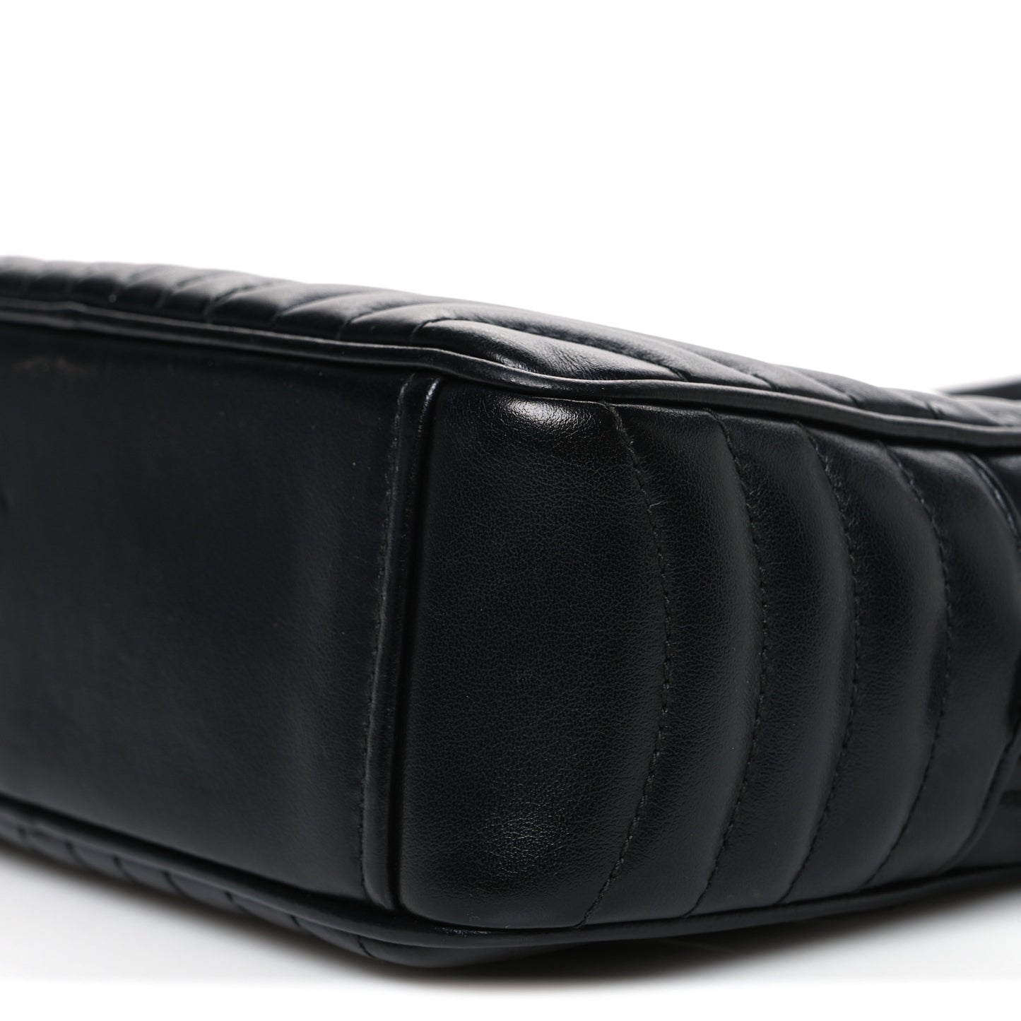 Soft Calfskin Diagramme Camera Bag Black