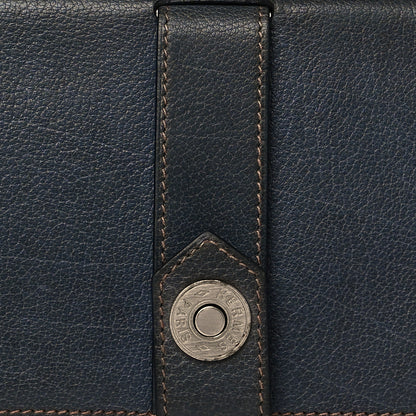 Hermes Buffle Dimitri Long Wallet Bleu Thalassa 8 of 12