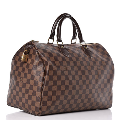 Louis Vuitton Damier Ebene Speedy 35 3 of 14