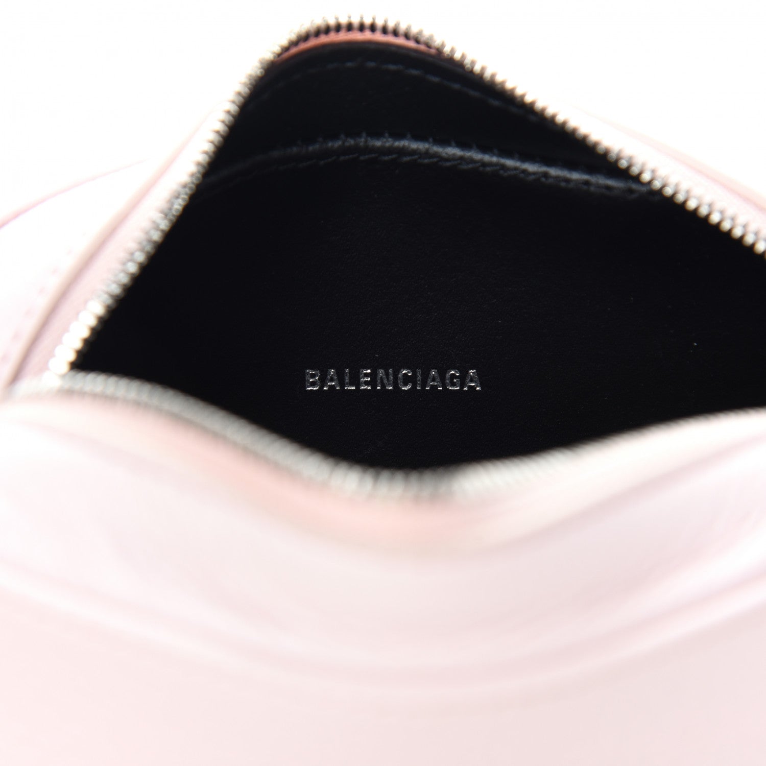 Balenciaga Smooth Calfskin Logo XS Everyday Camera Bag Light Rose Black 6 of 10