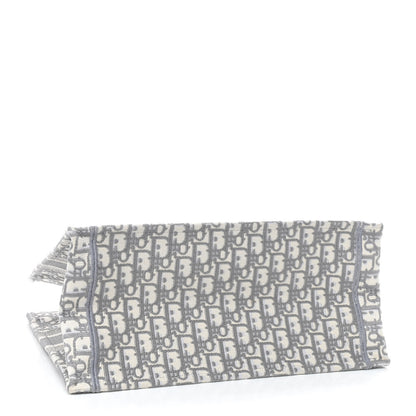 Christian Dior Oblique Medium Book Tote Grey 3 of 8