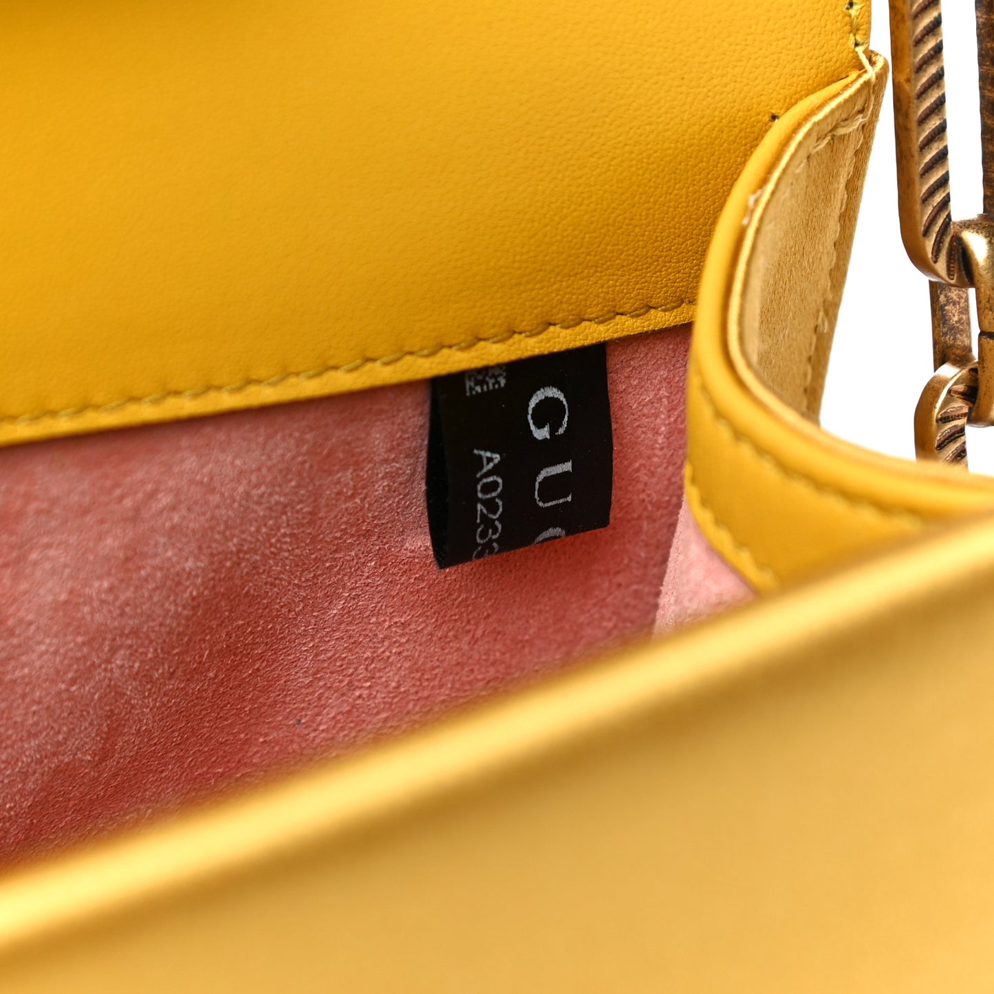Satin Crystal Mini Bee Broadway Shoulder Bag Gold