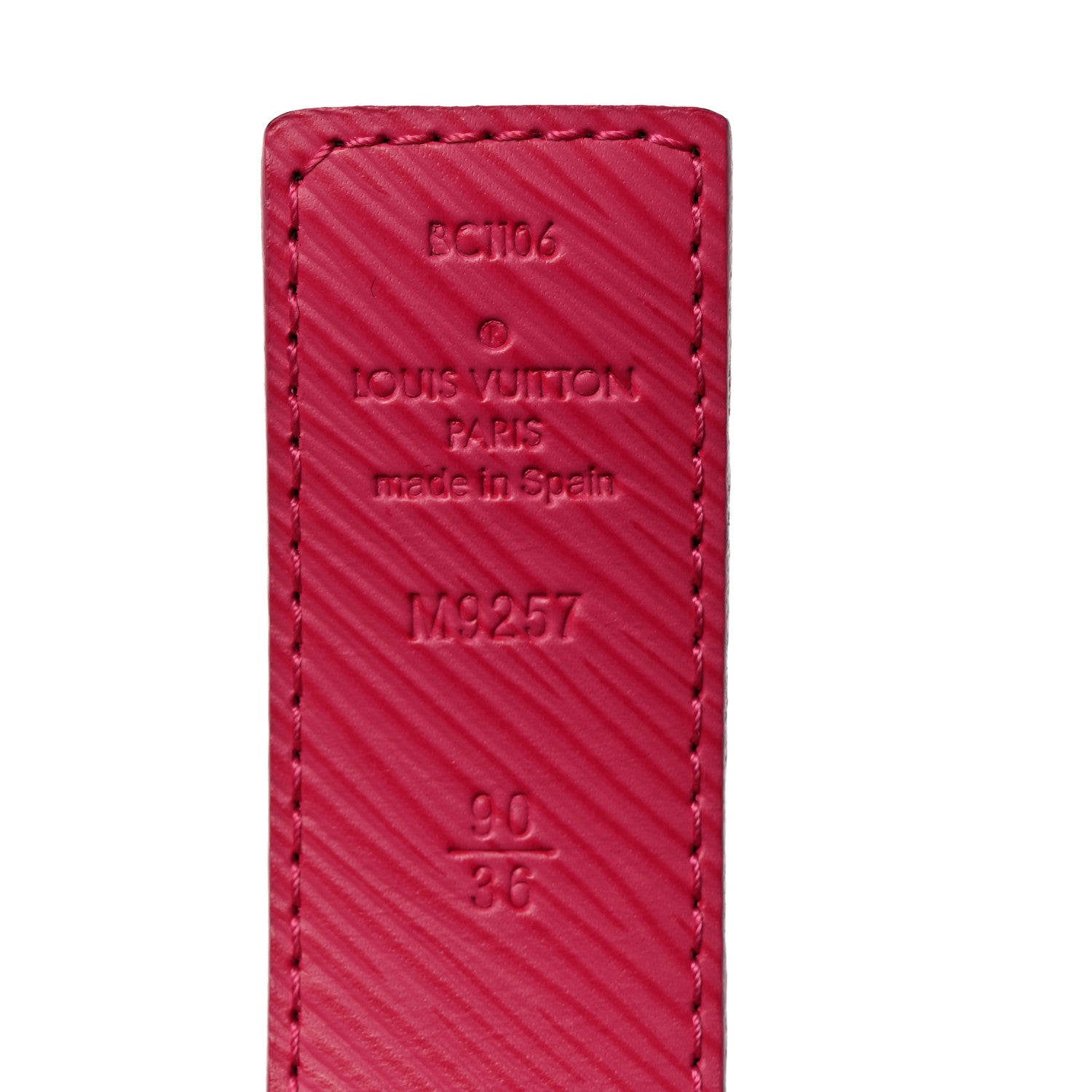 Louis Vuitton Epi Mini Monogram 30mm LV Initiales Reversible Belt 90 36 Fuchsia 3 of 6
