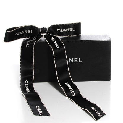 Chanel Ribbon Brooch Black 3 of 4