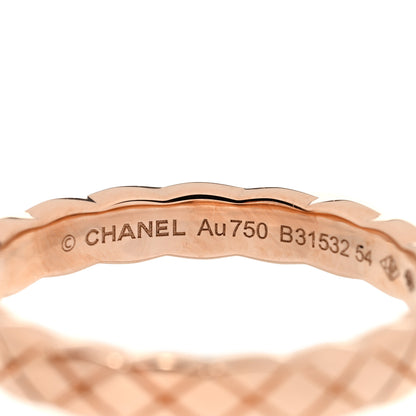 Chanel 18K Beige Gold Mini Coco Crush Ring 54 6.75 4 of 5