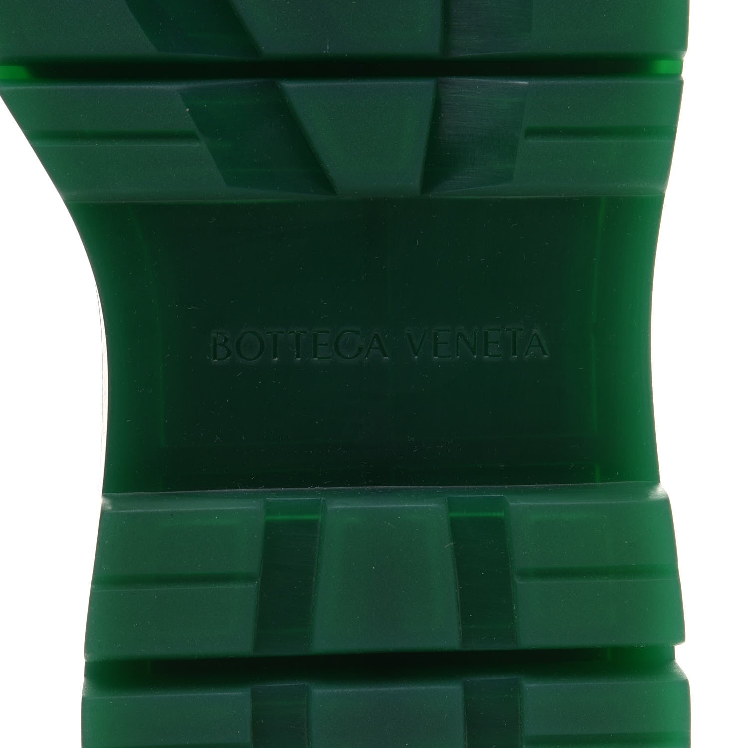 Bottega Veneta Calfskin The Tire Chelsea Boots 40 Black Green 6 of 9