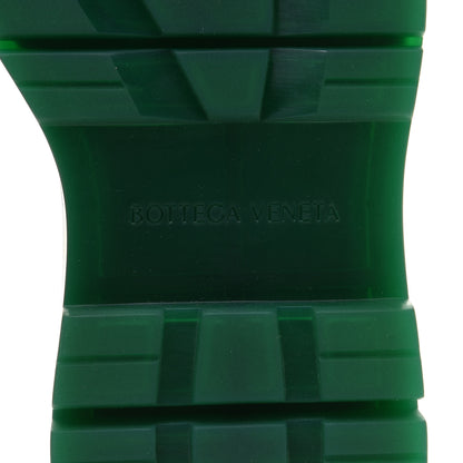 Bottega Veneta Calfskin The Tire Chelsea Boots 40 Black Green 6 of 9