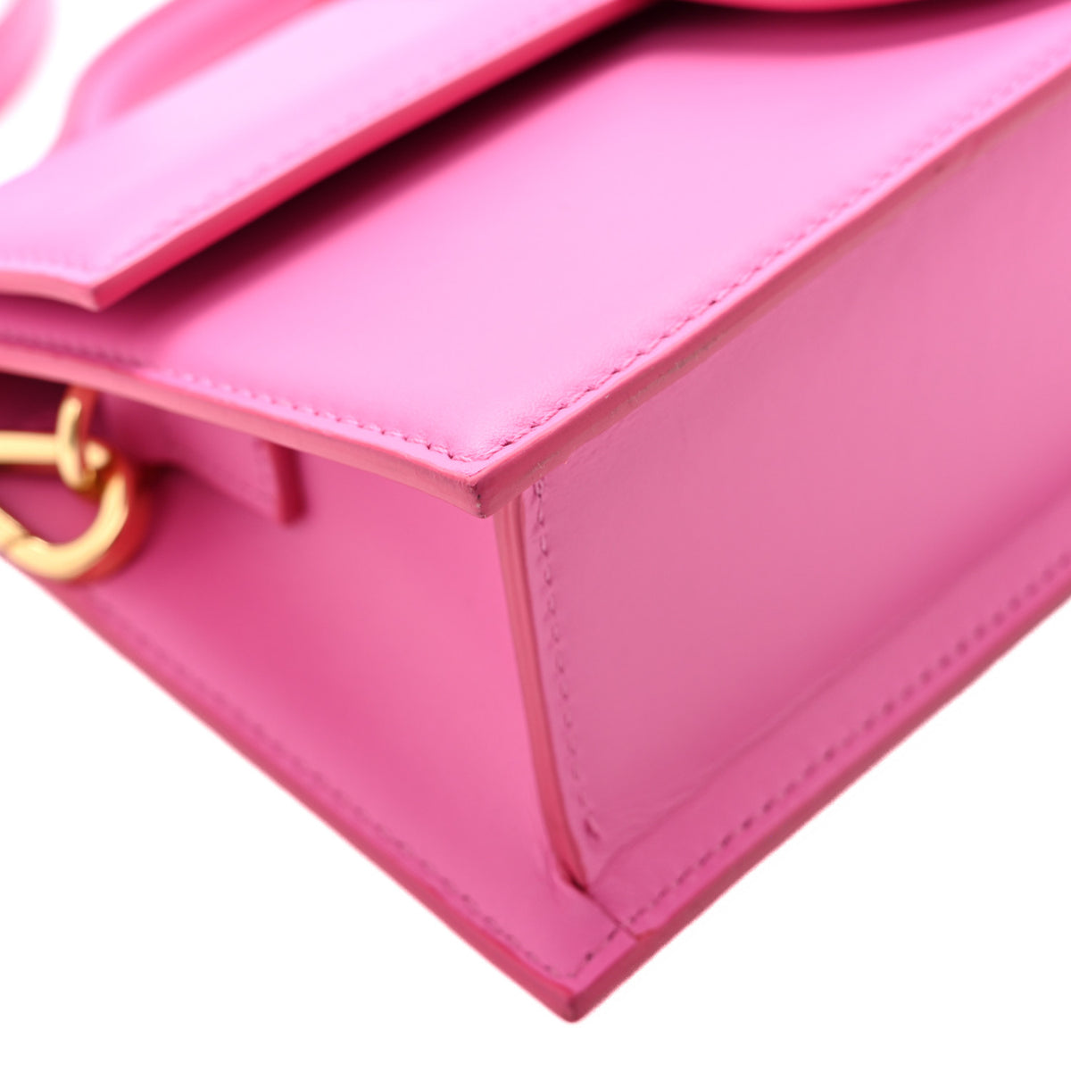 Jacquemus Smooth Calfskin Le Grand Bambino Neon Pink 11 of 12