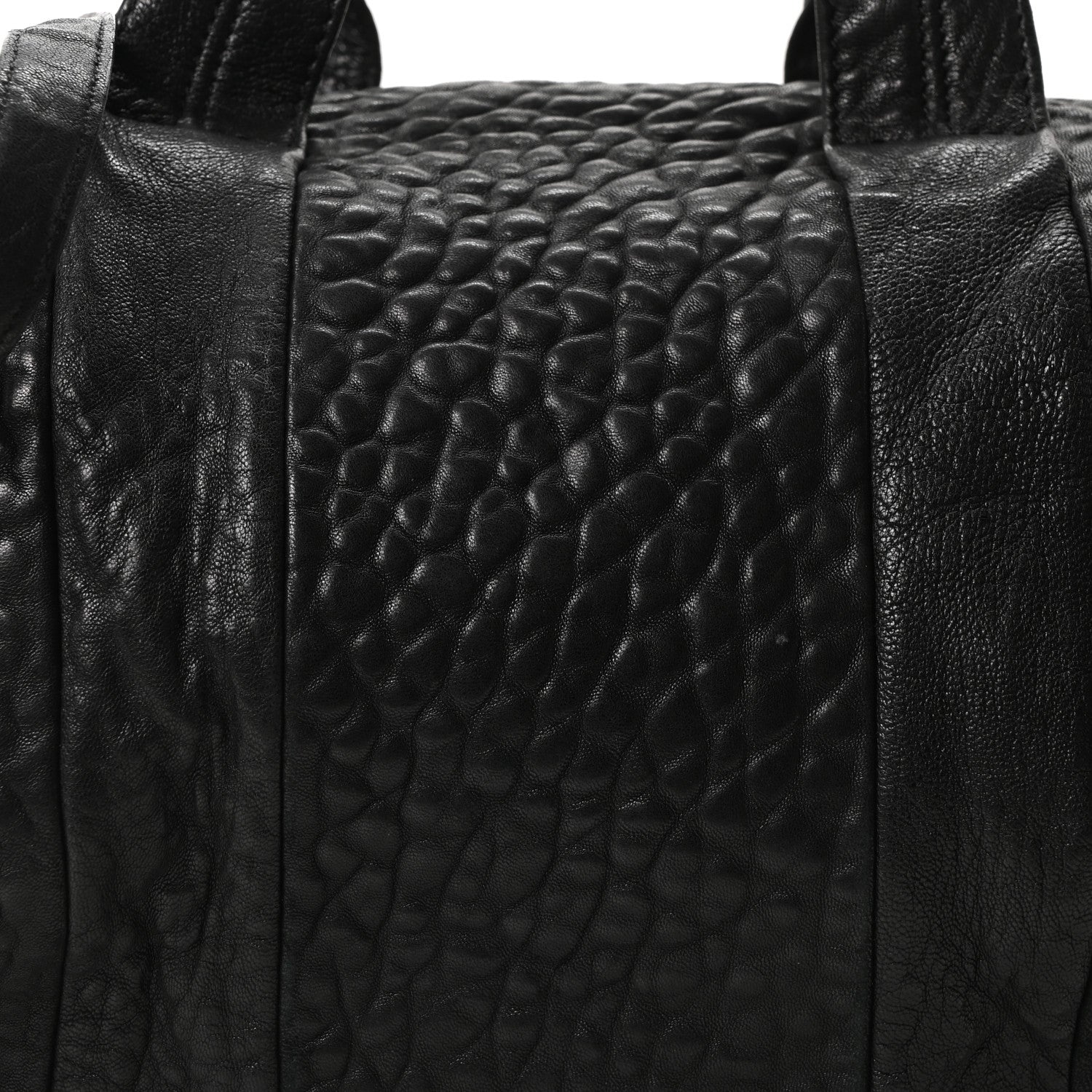 Alexander Wang Pebbled Lambskin Rocco Black Antique Brass Hardware 7 of 10