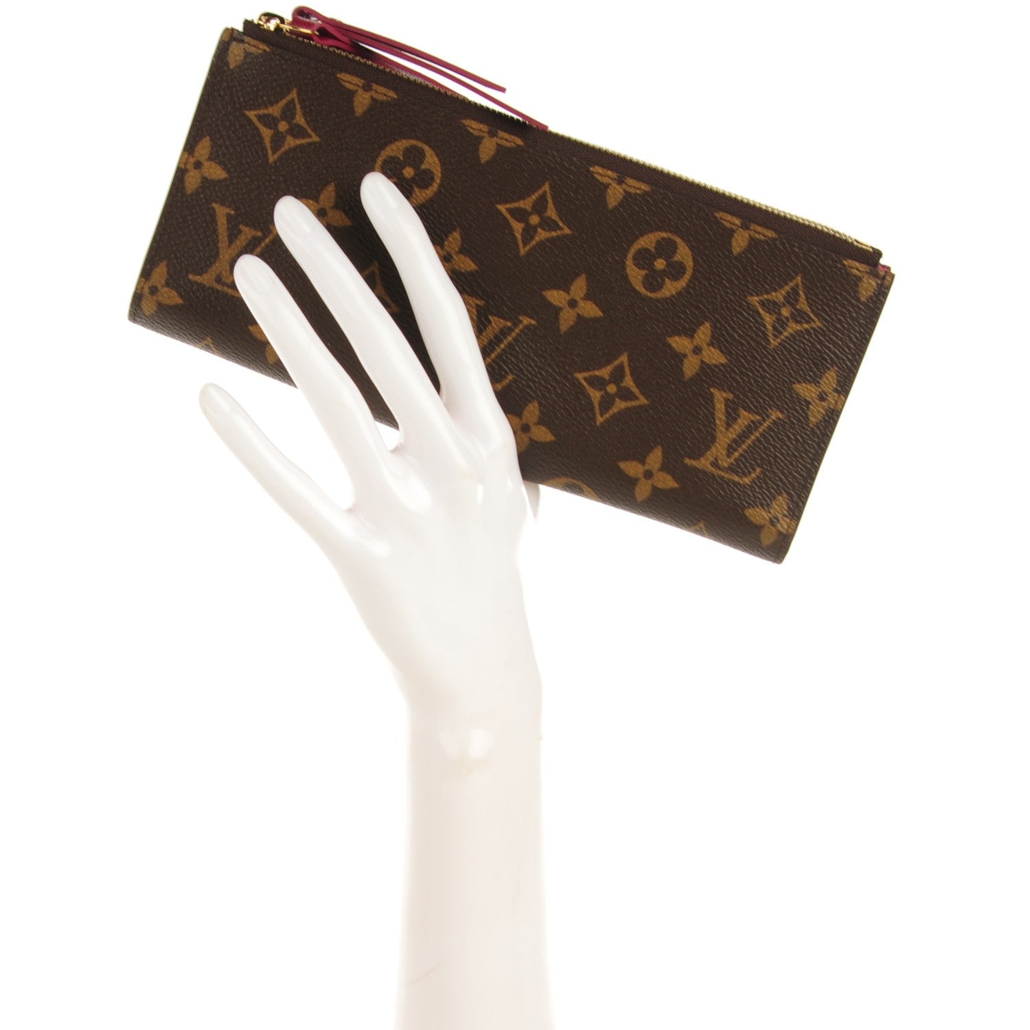 Louis Vuitton Monogram Adele Wallet Fuchsia 2 of 6