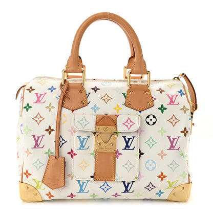 Louis Vuitton Monogram Multicolor Speedy 30 White 1 of 10