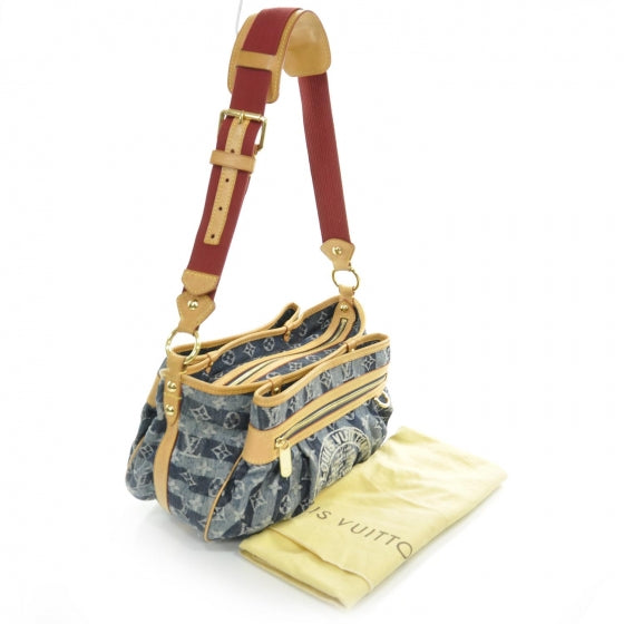 Denim Raye Porte Epaule MM