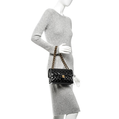 Chanel Patent Small Double Flap Black 2 of 7
