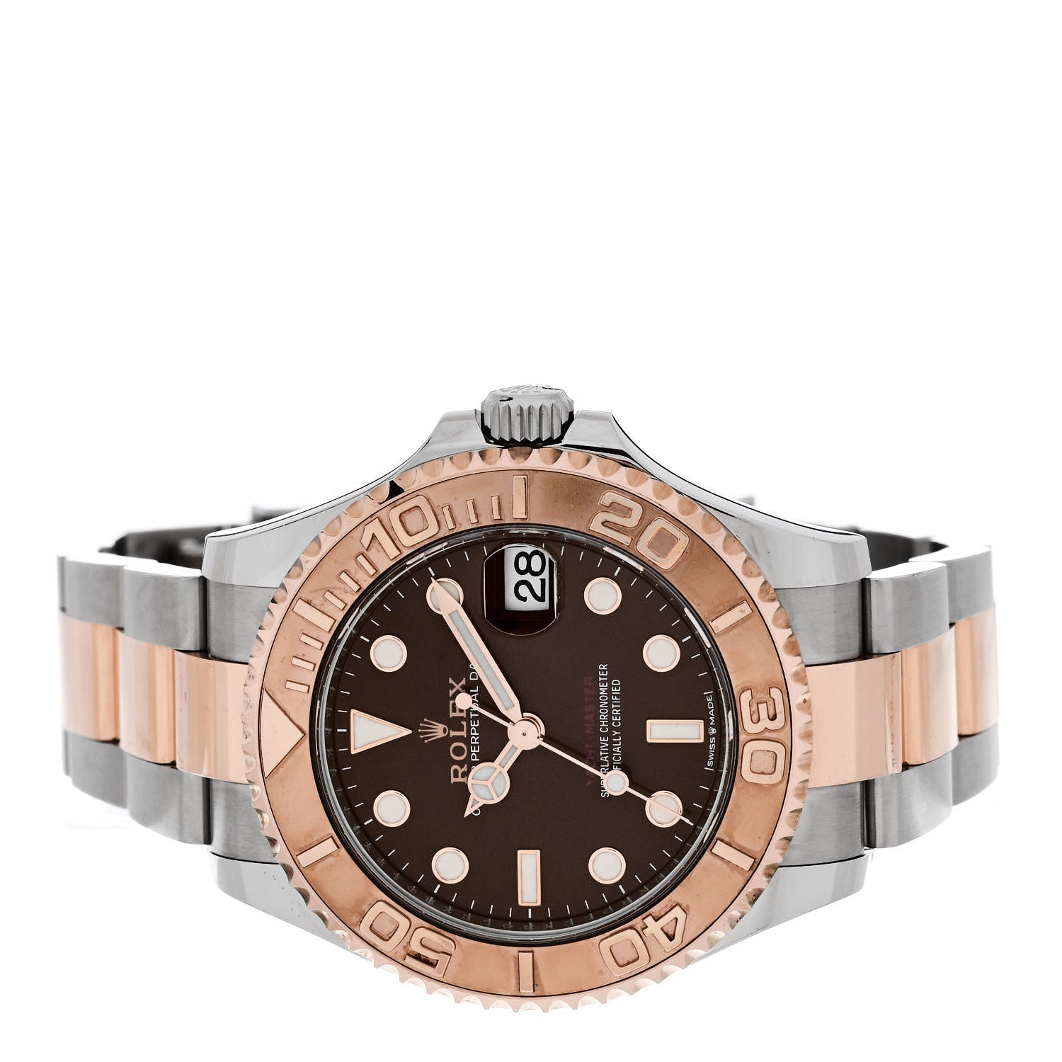 Rolex Stainless Steel 18K Everose Gold 37mm Yacht-Master Watch Chocolate 268621 2 of 5