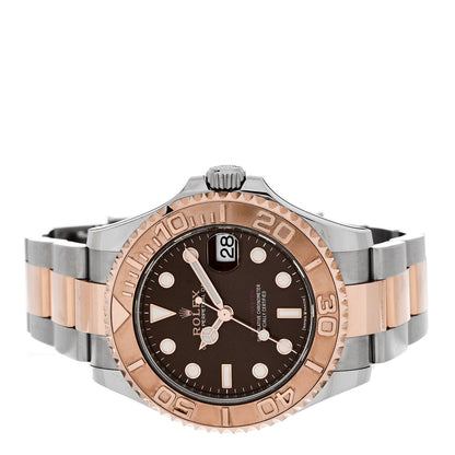 Rolex Stainless Steel 18K Everose Gold 37mm Yacht-Master Watch Chocolate 268621 2 of 5