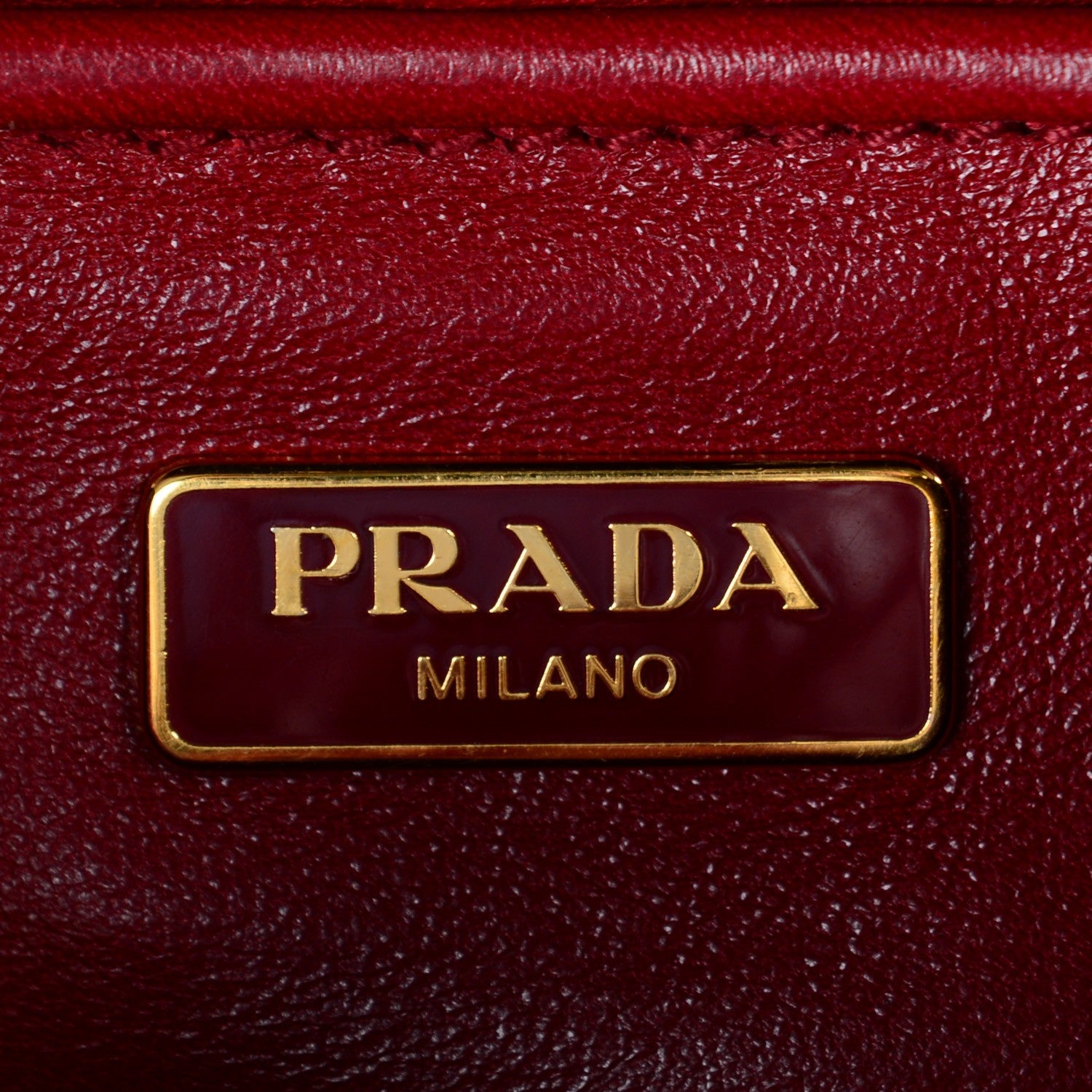 Prada Spazzolato Flap Clutch Porpora Cord 6 of 7