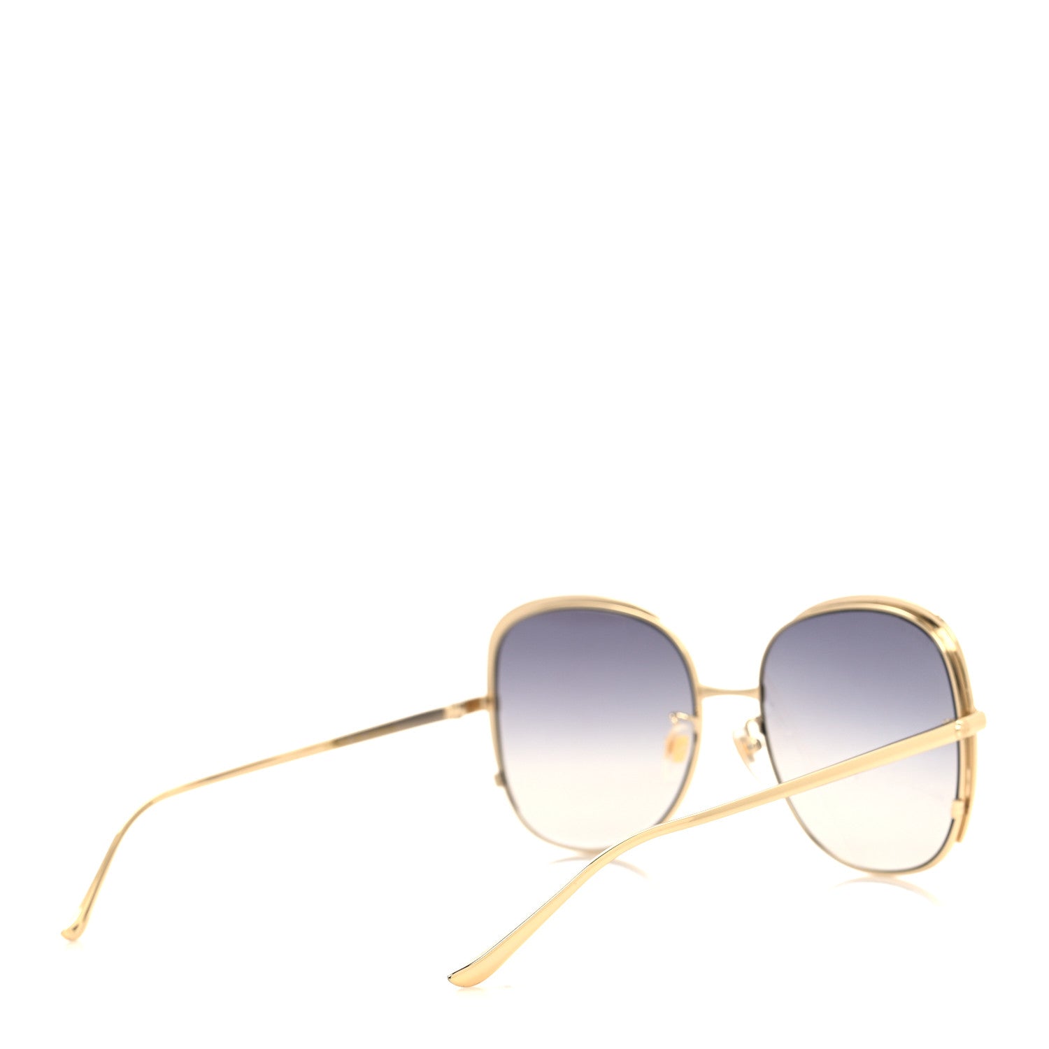 Gucci Acetate Oversize Square Frame GG0400S Sunglasses Gold 4 of 7