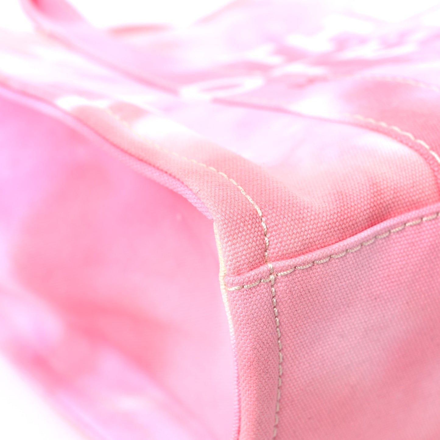 Cotton Canvas Medium The Traveler Tote Bag Tie Dye Pink