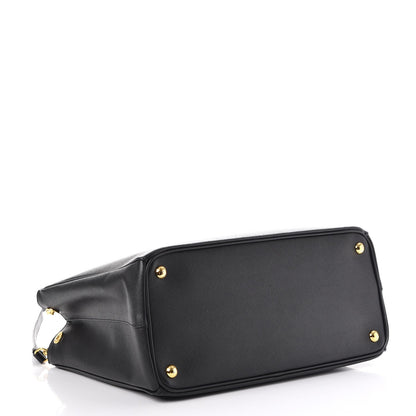 Prada Saffiano Medium Galleria Double Zip Tote Black 4 of 9
