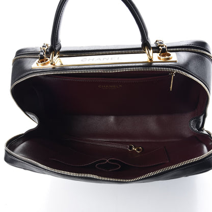 Chanel Lambskin Quilted Trendy CC Bowling Bag Black 7 of 8