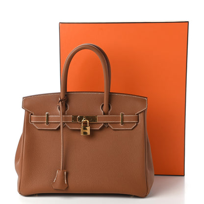 Hermes Togo Birkin 30 Gold 11 of 11