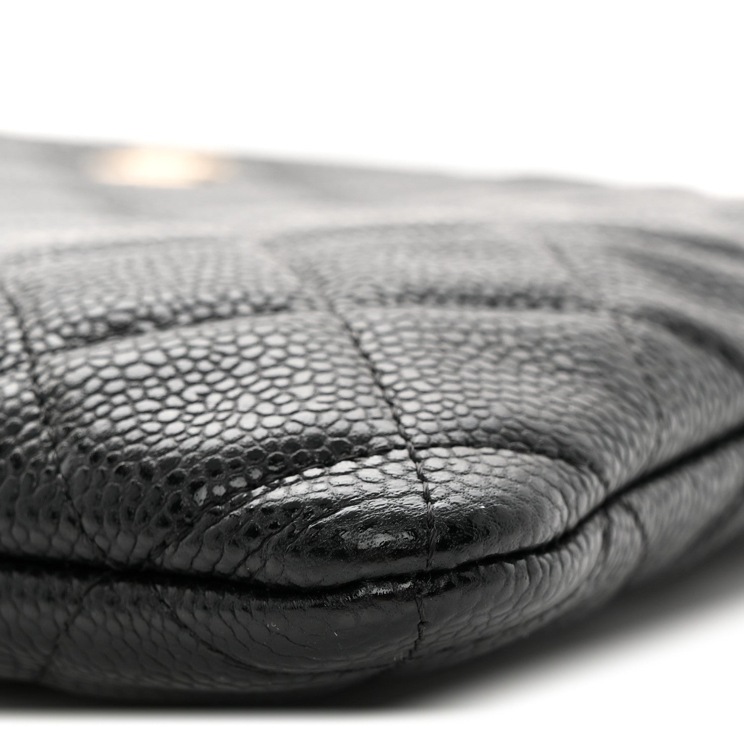 Chanel Caviar Quilted Medium Cosmetic Case Black 9 of 10