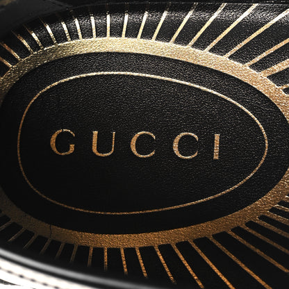 Gucci Millennial Ribot Mens Cara Loafers 8 Black 8 of 9