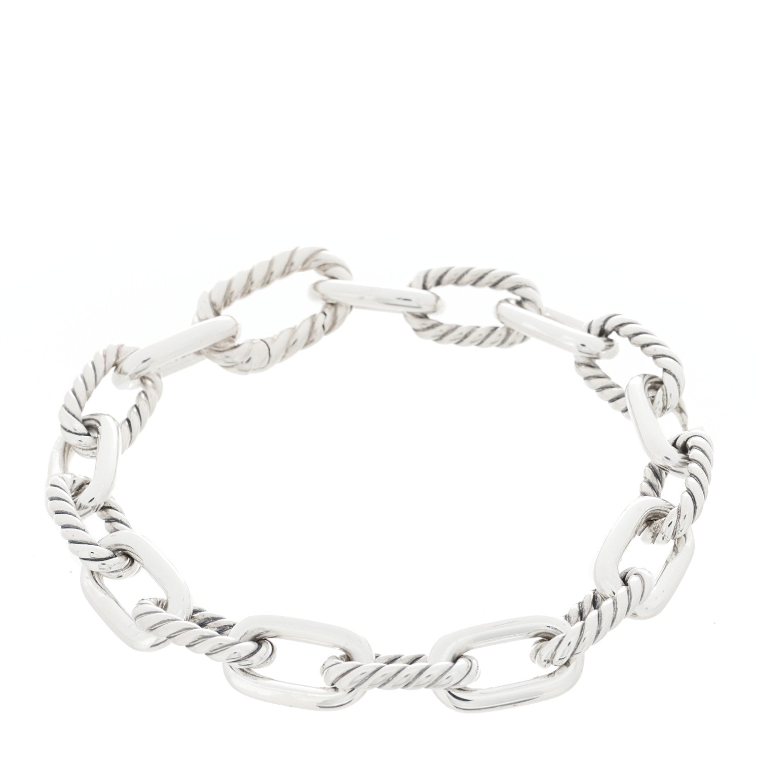 David Yurman Sterling Silver 8.5mm Madison Chain Bracelet 1 of 3