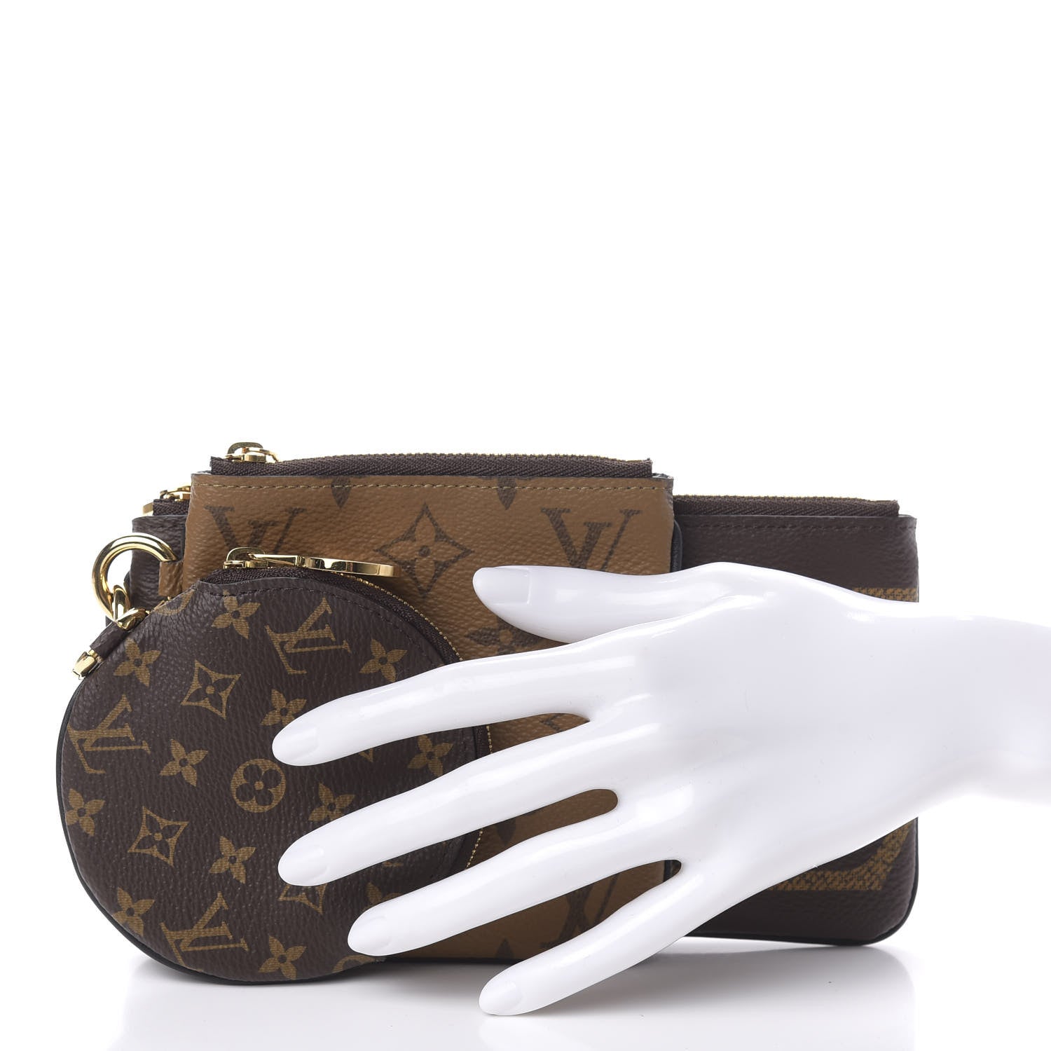 Louis Vuitton Reverse Monogram Giant Trio Pouch 2 of 8