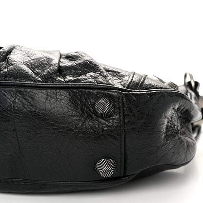 Balenciaga Agneau Arena Small Le Cagole Shoulder Bag Black 10 of 12