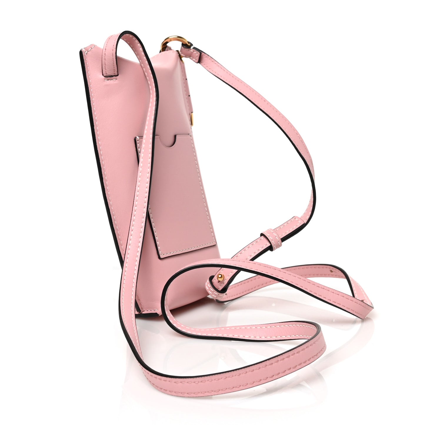 Smooth Calfskin Gate Pocket Pastel Pink