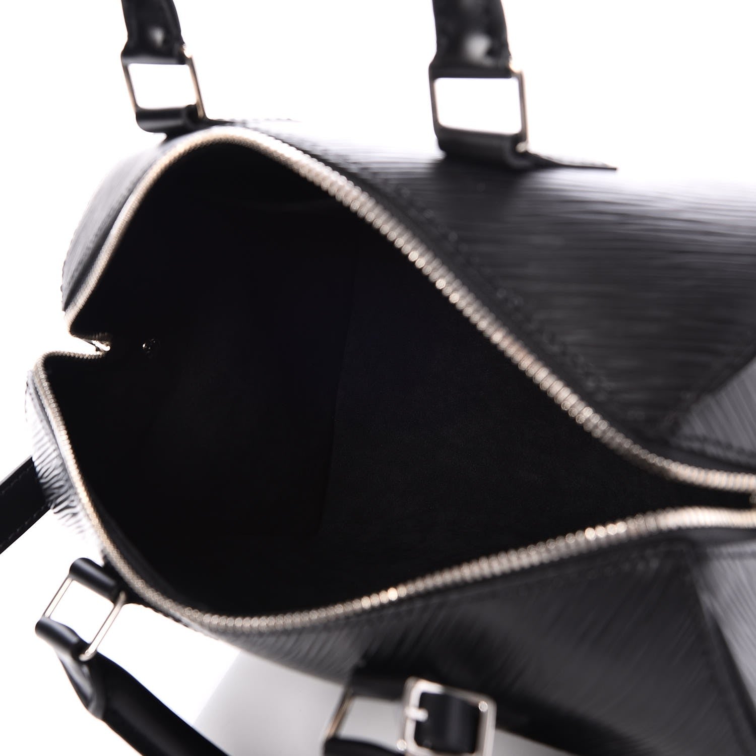 Louis Vuitton Epi Speedy Bandouliere 25 Black 6 of 11