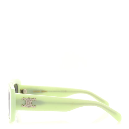 Celine Acetate Sunglasses CL40216U Light Green 3 of 7