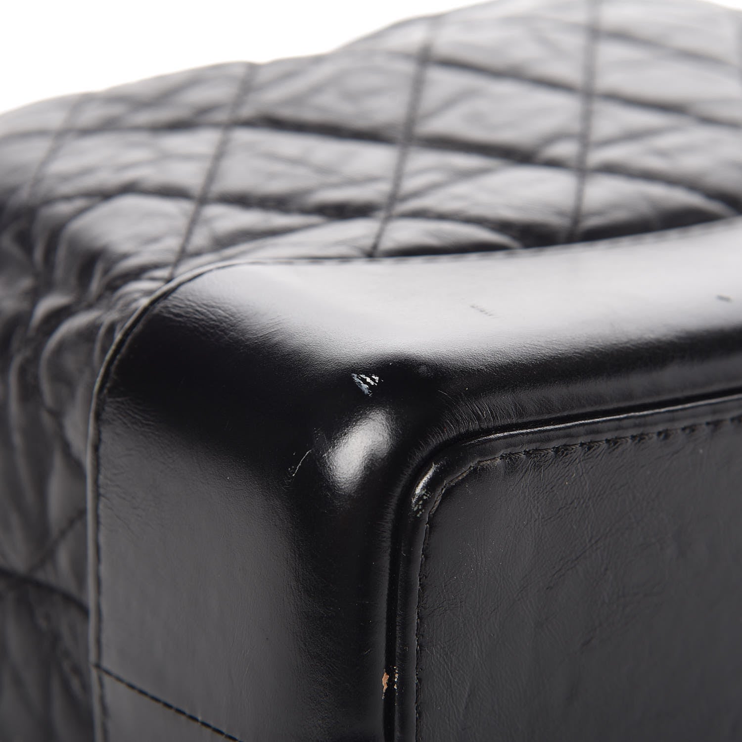 Chanel Aged Calfskin Quilted Gabrielle Backpack Black 12 of 16