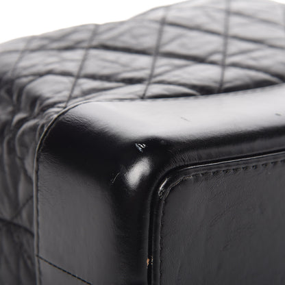 Chanel Aged Calfskin Quilted Gabrielle Backpack Black 12 of 16